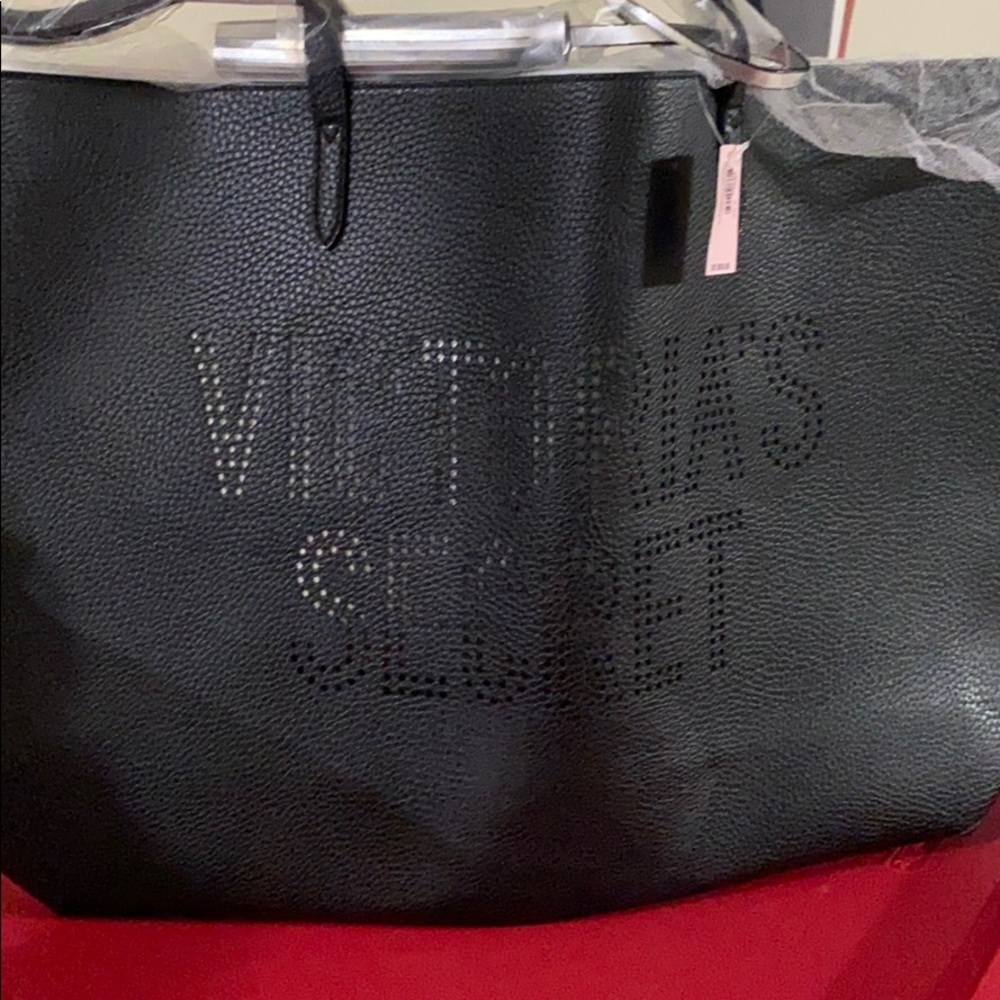 Victoria secret black tote bag